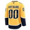 Nashville Predators tröja Customized Fanatics Premium 2024-25 Gul Hemma - NHL Tröjor Herr
